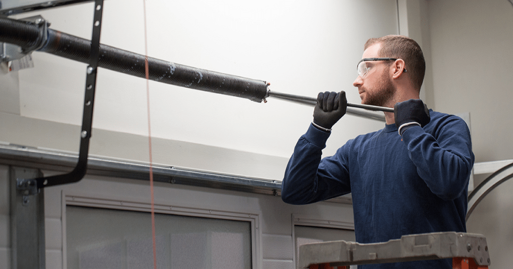 how to change garage door springs